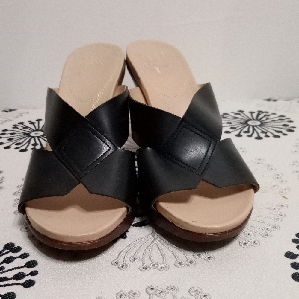 3" Mootsies Tootsies Black Sandals